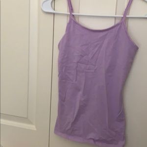 purple tank top